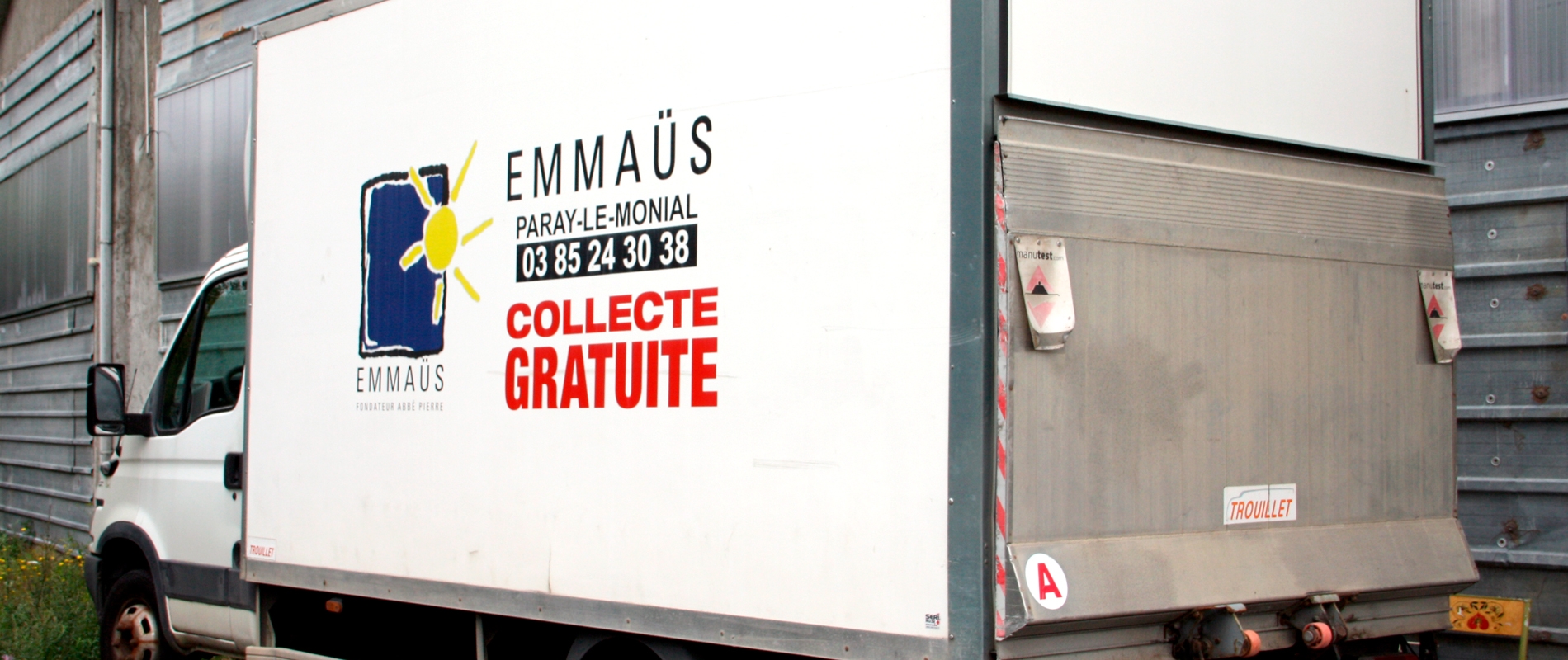 Camion de collectes du Comité Emmaüs de Paray - Les Actions du Comité